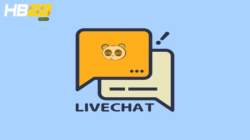 Live chat là lựa chọn phổ biến của người chơi khi muốn liên hệ HB88