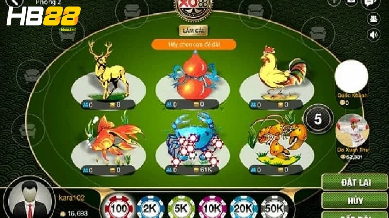 Người chơi có thể tổng hợp dữ liệu tìm ra xác suất về ở ván bầu cua sau